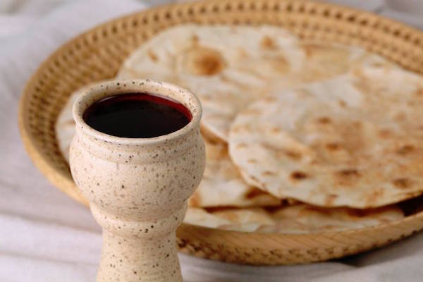 Image result for bread and wine passover